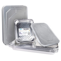 Chafing Dish Set, Aluminum Steam Table Pans with Lids, Shallow